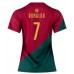 Billige Portugal Cristiano Ronaldo #7 Hjemmetrøye Dame VM 2022 Kortermet